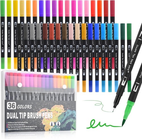 Farben filzstifte dual - 36,