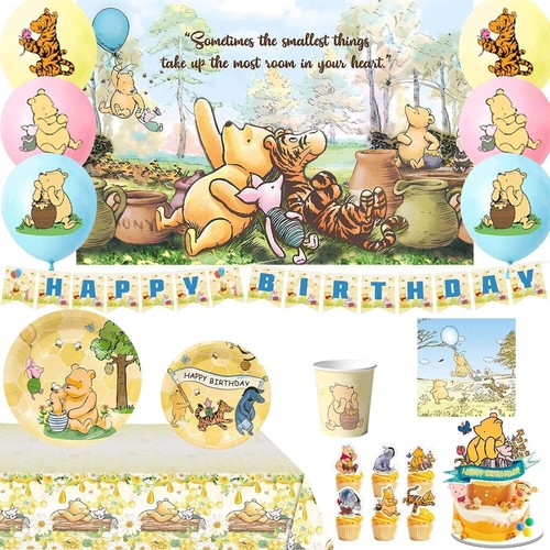 Winnie the pooh party - party, set