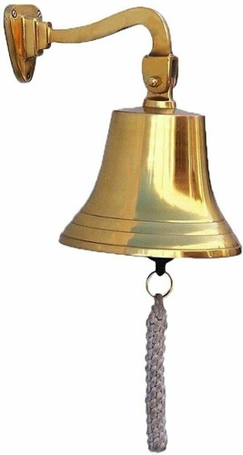 Messing 6cm schiffe glocke - schiffe,