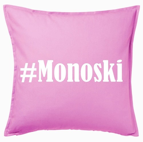 Monoski kissenbezug pink ich - #monoski,