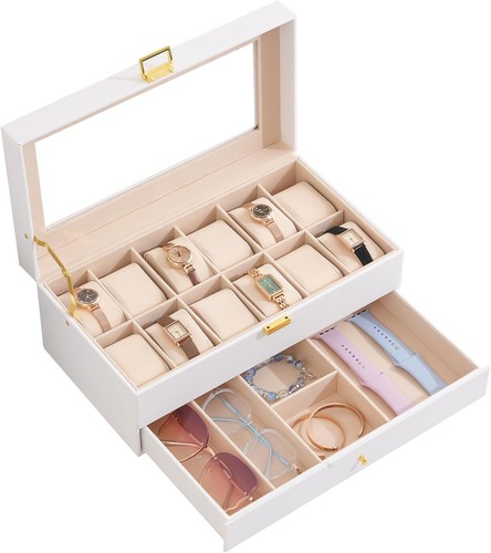 Uhrenbox mit glasdeckel - uhrenbox,