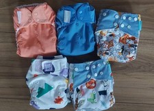 Paket Set Stoffwindeln Pocketwindeln mit Einlagen Bambino Bumgenius Happy
