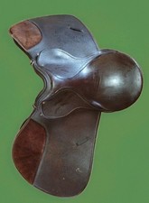 16" Brown Leather Dressage