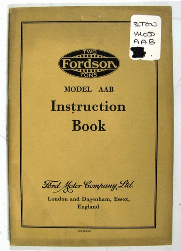 Fordson two tons - two, aab