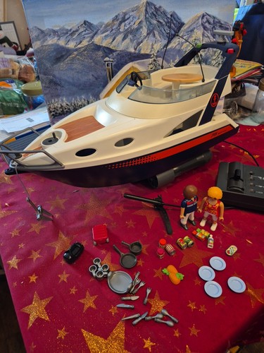 Luxusyacht playmobil mit motor - luxusyacht,