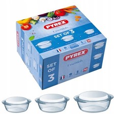 Satz von 3 x Pyrex