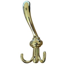 Mantelhaken Garderobenhaken Jackenhaken Huthaken  Mantel Garderobe Messing