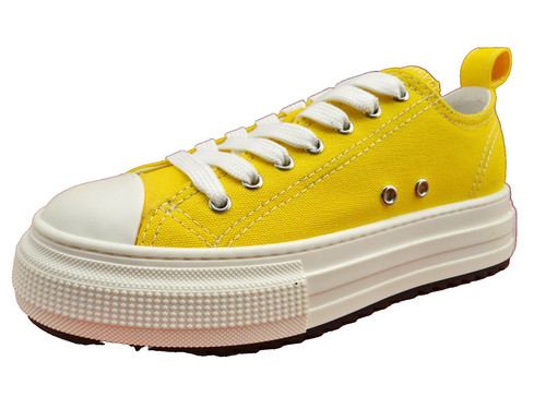 Dsquared2 sneaker gelb - sneaker, canvas