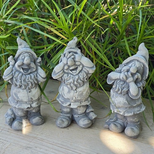 Steinfigur zwerge wichtel - steinfigur,