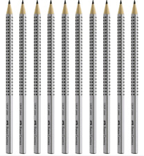 Faber-Castell Bleistift Grip 2001 Bleistift Dreikant in Silber - alle Härtegrade