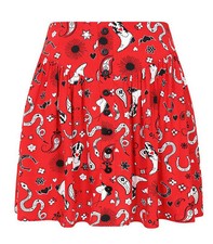 Hell Bunny »EMMYLOU WESTERN« Vintage Cowboy Rodeo Minirock Skirt Plus Rockabilly