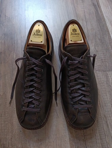 Alden sneaker 1963 dunkelbraun - alden,