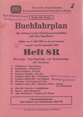 Buchfahrplan ffm heft - buchfahrplan,