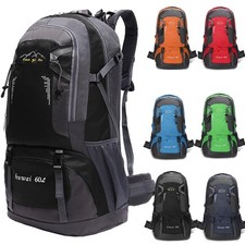 60L Reiserucksack Herren Rucksack Wandern Sport Arbeit Outdoor Trekkingrucksack