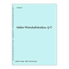 Gabler Wirtschaftslexikon. Q-T
