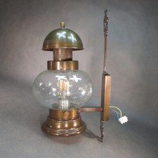 XXXL Antik Stil Wandleuchte Bubbleglasschirm Landhaus Vintage Retro Wandlampe