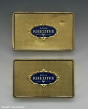 2 x Blechdosen REGIE KHEDIVE ZIGARETTEN wohl um 1955
