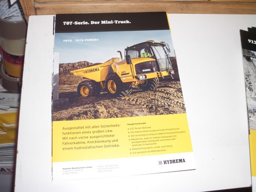 Hydrema muldenkipper 707 serie - muldenkipper, 707-serie