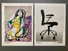 Thonet Schaukelstuhl Pablo Picasso Stuhl Chair 1994 Vintage Ad Werbung Reklame
