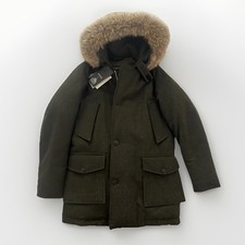 Woolrich x Loden Steiner Arctic Parka mit abnehmbarem Pelzbesatz - Grün - Wolle