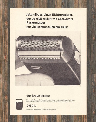 Braun sixtant reklame - sixtant,
