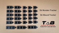 D6 Dice Wound-Tracker für