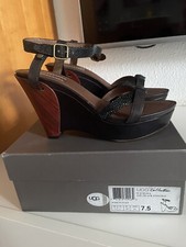 UGG COLLECTION Luxus Leder Schuhe Sandalen Evelina Edel Gr. 38,5 38 249 €