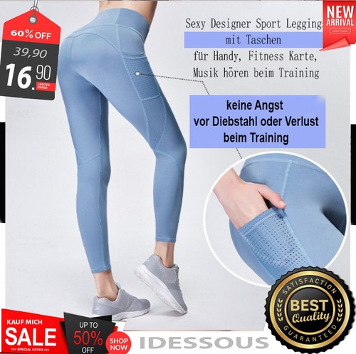 Damen leggings mit - leggings, taschen