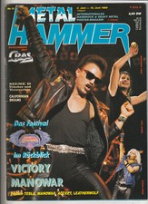 ✪ Metal Hammer #12/1989 Geoff Tate + Poster Accept / Manowar | VICTORY