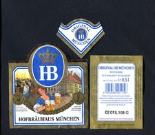 Bieretiketten Hofbräu München