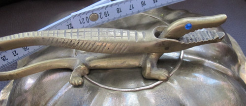 Nussknacker krokodil antik - nussknacker,
