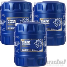 3x20 Liter SAE 80W90 Mannol Hypoid Getriebeöl/ Schaltgetriebe ÖL