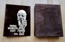 Philswiss Ringbinder zur Fußball WM 1994, in Samt Optik m. Schuber