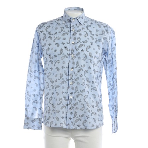 Etro hemd blau schwarz - blau, sehr