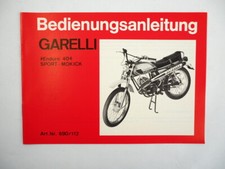 Garelli Enduro 40 Sport Mokick Bedienungsanleitung 1979
