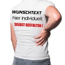 T-SHIRT DRUCK - BESCHRIFTUNG -