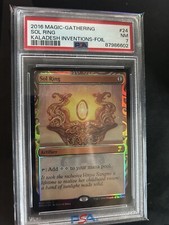 magic the gathering Sol Ring Kaladesh #24 PSA