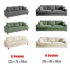 3/4-Sitzer-Sofa Corduroy