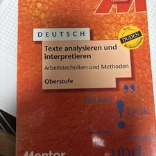 Mentor Abiturhilfe Deutsch -