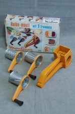 MOULINEX REIBE MOULI MIT DREI TROMMELN NR. 442 70ER ORANGE
