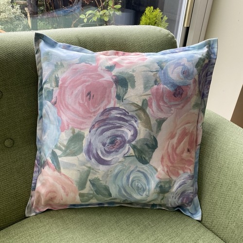 Vintage pastell blumen kissen - pastell,