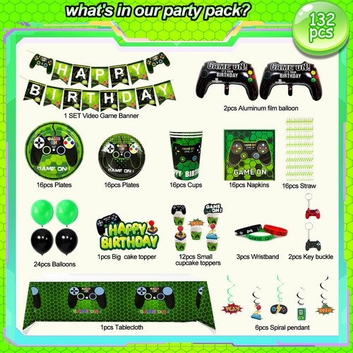 132 pcs video - pcs, game