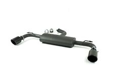 Sportauspuff Endschalldämpfer GTI Look für VW Golf 7 Facelift 100mm Schwarz