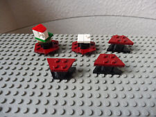 5 x LEGO®  Verkaufstische mit Deko aus Set 10211