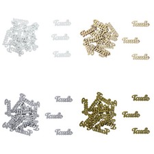 Holz Konfetti Set für Taufe Dekoration Tischdeko Streudeko Verzierung - wählbar