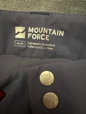 Mountain Force Skihose Herren Neuwertig Größe 46 Blau Hochwertig!
