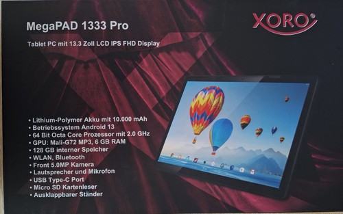 Xoro megapad 1333 pro android - 1333,