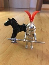 playmobil ritter museum 3449 Chromritter klicky rarität