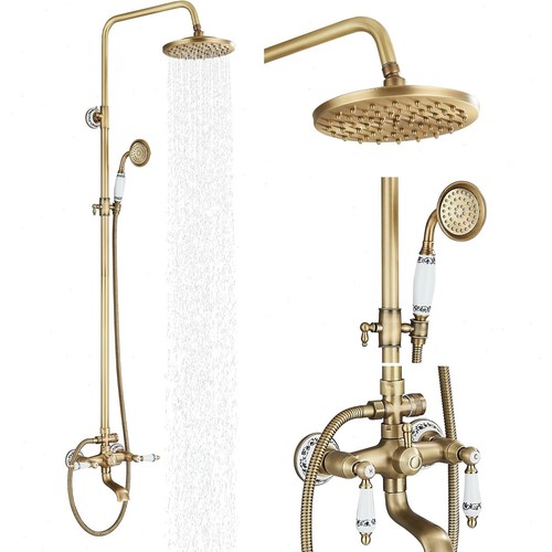 Retro badezimmer dusche - retro,