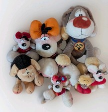 Diddl 7er Set Plüsch - Maus, Pimboli, Bibombl, Wollywell - Depesche - Selten 